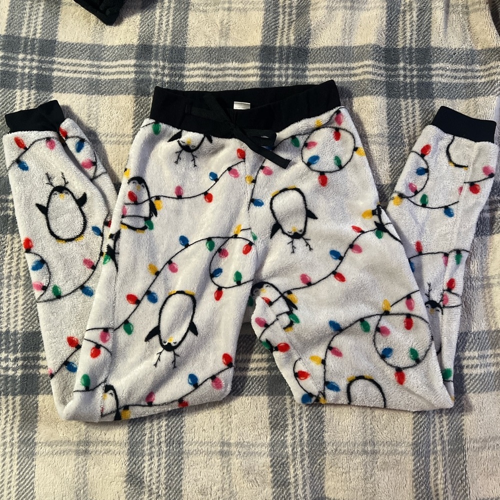 Fleece Christmas size small pajamas